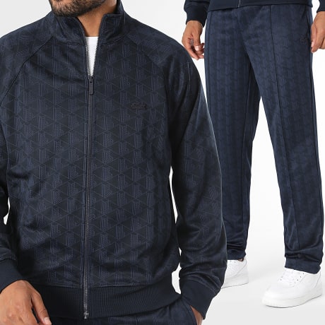 Lacoste - Chándal Regular Fit Logo Bordado Cocodrilo The Blend Azul Marino