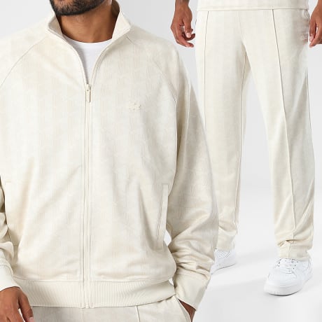 Lacoste - Conjunto Chándal The Blend Logo Bordado Tonal Beige