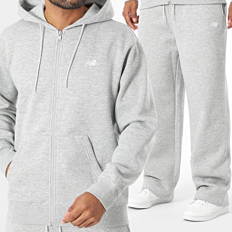 New Balance - Ensemble De Survetement Relaxed Fit MJ41502 MP53506 Gris Chiné