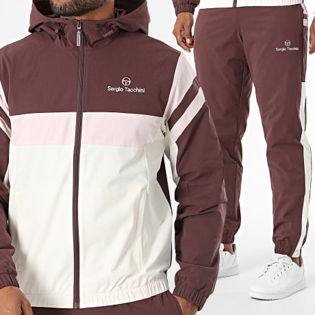 Sergio Tacchini - Chándal Musa 41731 41730 Blanco Burdeos