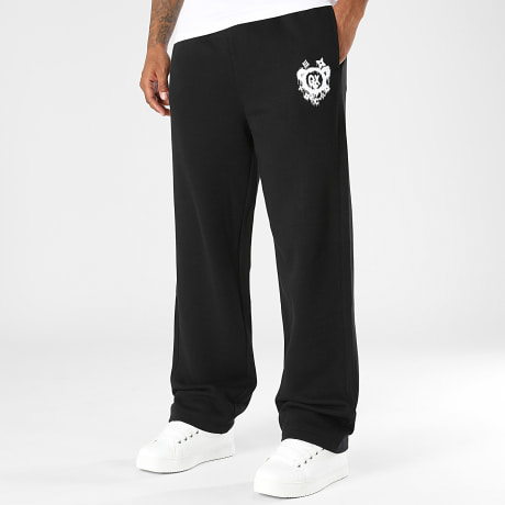 Teddy Yacht Club - Joggingbroek wijd Monogram Zwart Wit