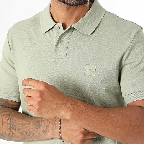 BOSS - Polo Manga Corta Slim Passenger 50507803 Verde Claro