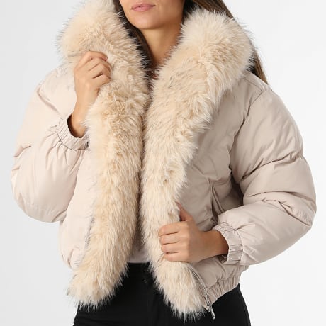 Classic Series - Doudoune Capuche Zippée Femme 631 Beige