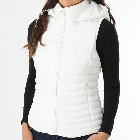 Classic Series - Doudoune Sans Manches A Capuche Femme 014 Blanc