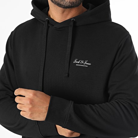 Jack And Jones - Sweat Capuche Archive Graphic Noir