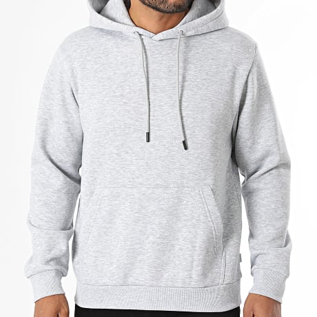 Jack And Jones - Sweat Capuche Bradley Gris Chiné