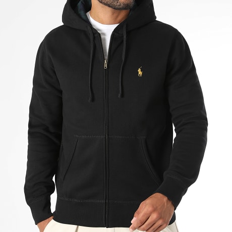 Polo Ralph Lauren - Hoodie Zip Hood Original Player Black Yellow