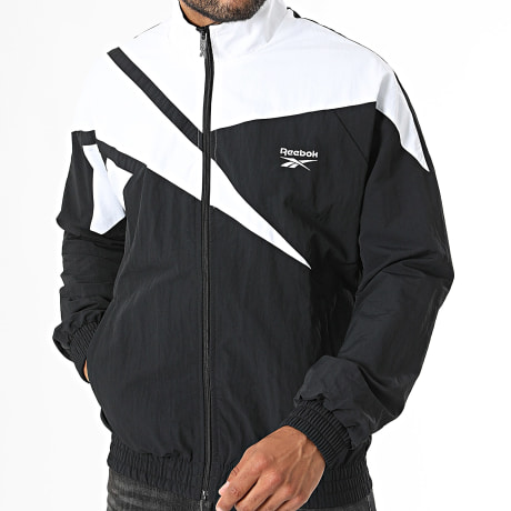 Reebok - Casaco com fecho Tracktop 100270638 Preto Branco