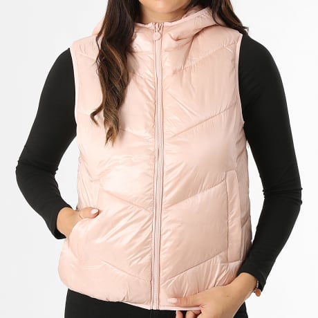 Classic Series - Doudoune Sans Manches A Capuche Femme 050 Rose