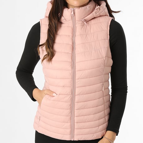 Classic Series - Doudoune Sans Manches A Capuche Femme 014 Rose