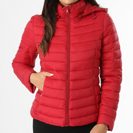 Classic Series - Doudoune Capuche Femme 015 Rouge