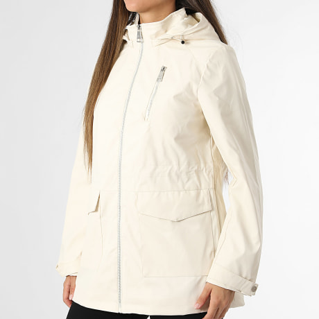 Classic Series - Veste Longue Zippée A Capuche Femme 099 Beige Clair