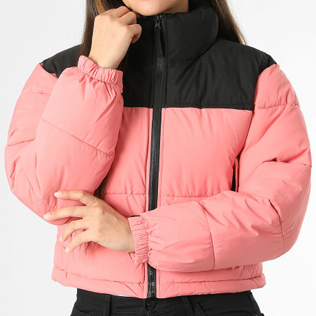 Classic Series - Doudoune Zippée Crop Femme 035 Rose Noir