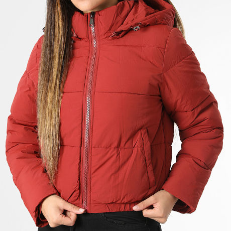 Classic Series - Doudoune Capuche Zippée Femme 004 Bordeaux