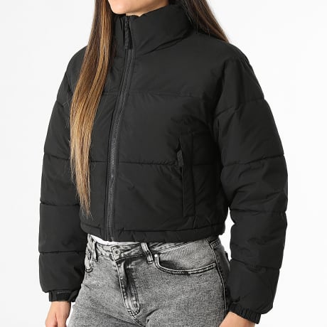 Classic Series - Doudoune Zippée Crop Femme 035 Noir