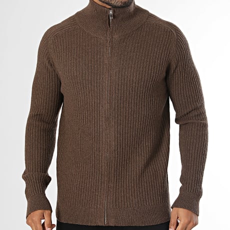 KZR - Gilet Zippé 108 Marron