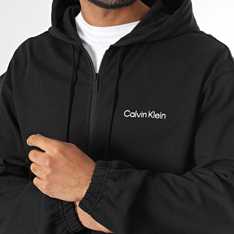 Calvin Klein - Sweat Capuche Zippé Icon Essential NM3073 Noir