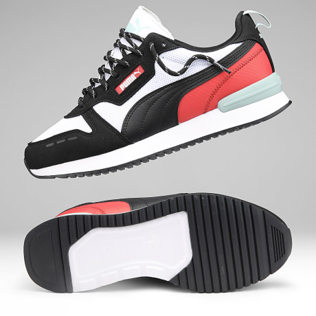 Puma - Baskets R78 393910 Puma White Black Red Fire x SUPERLACED
