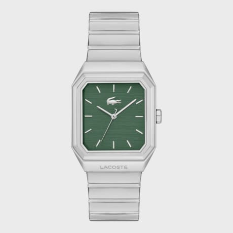 Lacoste - Montre René Argenté Vert