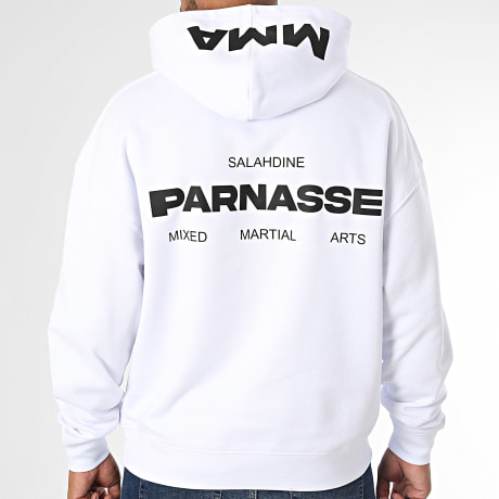 Super Prodige - Camisola com Capuz Relaxed Salahdine Parnasse Branco Preto