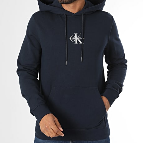 Calvin Klein - Camisola com Capuz 279G Azul Marinho
