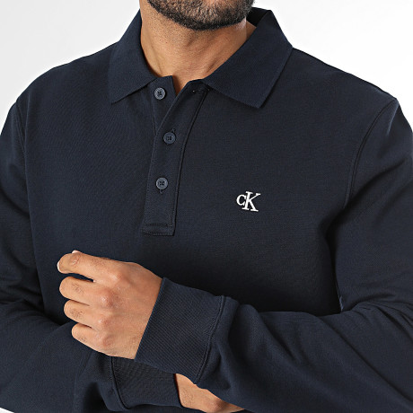 Calvin Klein - Polo de Manga Longa RH235 Azul Marinho