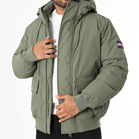 Tommy Jeans - Blouson Capuche City Ready 2032 Vert Kaki