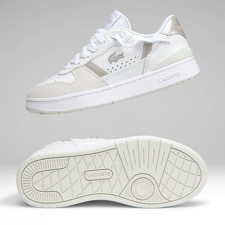 Lacoste - Baskets Femme T-Clip Set 226 White Grey