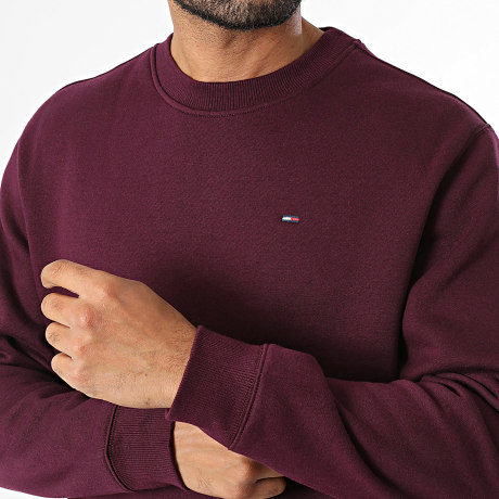 Tommy Jeans - Sweat Crewneck Flag 0741 Violet
