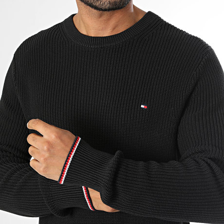 Tommy Hilfiger - Pull Rwb Rib 1516 Noir