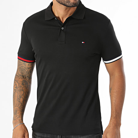 Tommy Hilfiger - Polo Manga Corta Liquid Cotton 4657 Negro