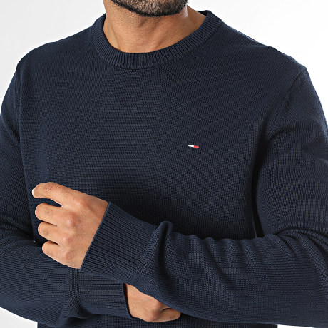Tommy Jeans - Pull Slim Essential 1787 Bleu Marine