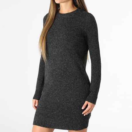 Classic Series - Robe Pull En Maille Femme Doffy Gris Anthracite