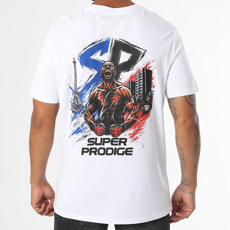 Super Prodige - Tee Shirt Oversize Energie Paris Blanc