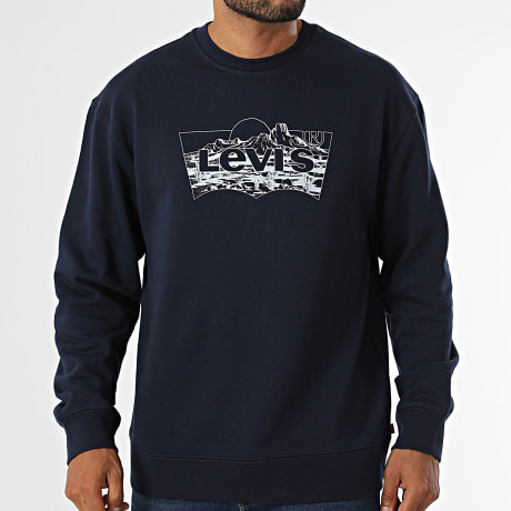 Levi's - Sweat Crewneck Relaxed Fit 38712 Bleu Marine