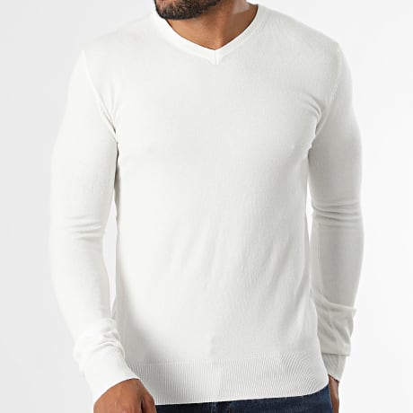 MTX - Pull Col V 722 Blanc