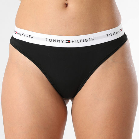 Tommy Hilfiger - String Femme 6636 Noir