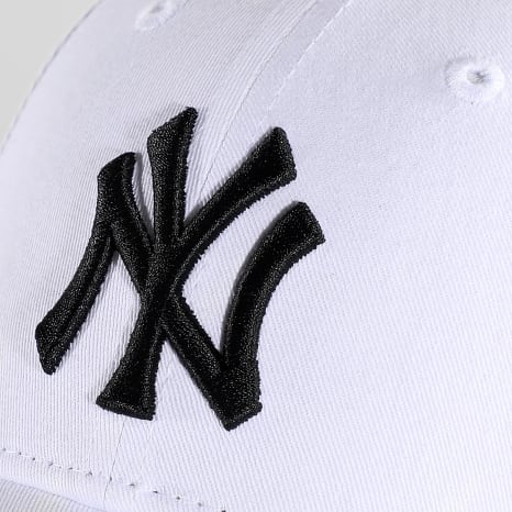 New Era - Gorra de béisbol 9Forty League Basic NY New York Yankees blanca