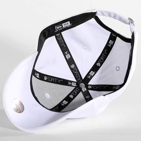 New Era - Gorra de béisbol 9Forty League Basic NY New York Yankees blanca