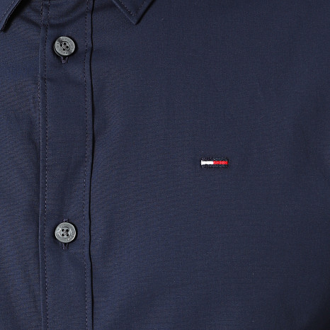 Tommy Jeans - TJM Original Stretch 4405 Camisa azul marino de manga larga