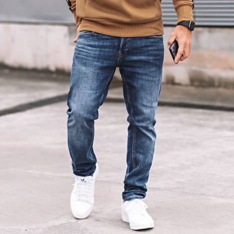 Jack And Jones - Vaqueros Glenn Original Blue Denim Slim