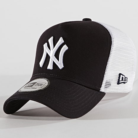 New Era - Casquette Trucker Clean NY New York Yankees 11588489 Bleu Marine Blanc