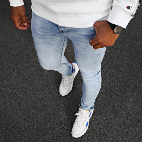 Classic Series - Skinny Jeans 72175-5 Denim Lavado Azul