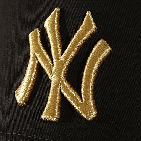 New Era - Casquette Trucker Adjustable Ryses NY New York Yankees Black Gold