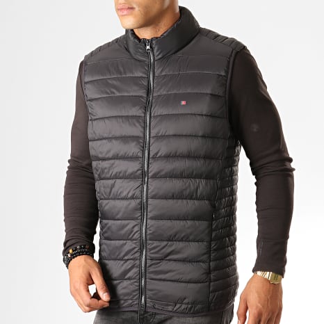 Teddy Smith - Cappotto senza maniche in Terry nero