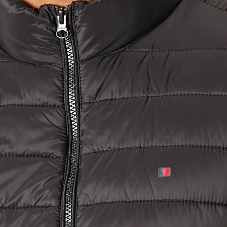 Teddy Smith - Cappotto senza maniche in Terry nero