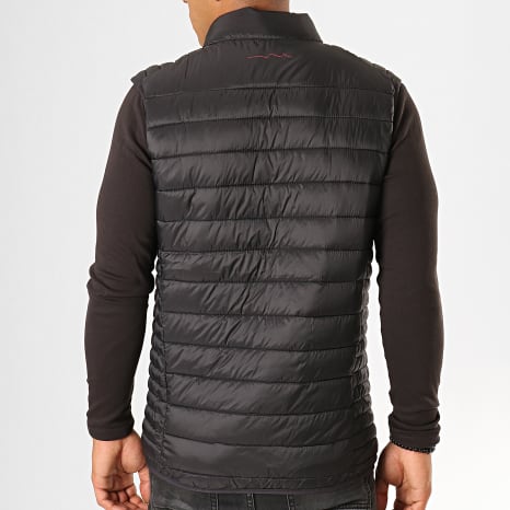 Teddy Smith - Cappotto senza maniche in Terry nero
