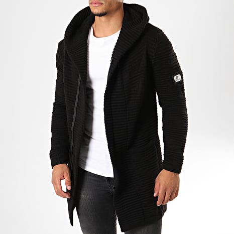 Classic Series - Gilet Zippé Capuche Alex Noir