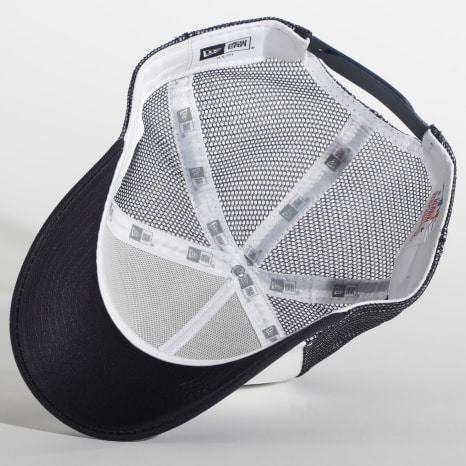 New Era - Gorra Trucker NY New York Yankees Bloque de Color del Equipo 12380796 Blanco Negro
