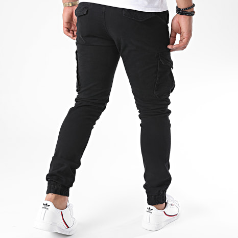 Fusional - XQ05 Pantalón Cargo Negro